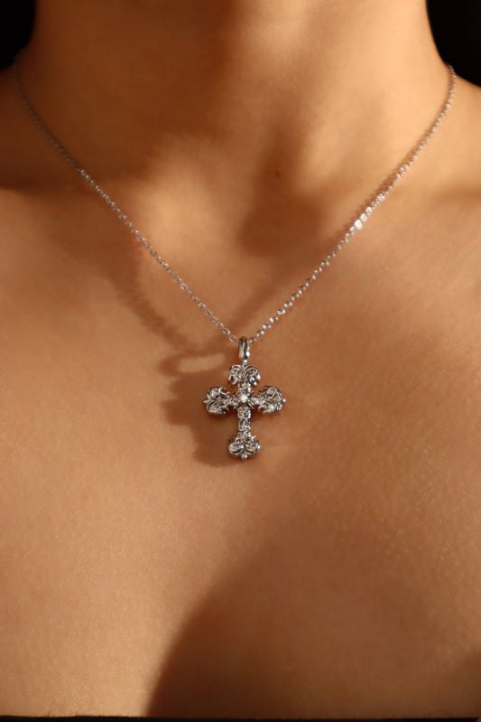 點燃十字鑽飾項鍊