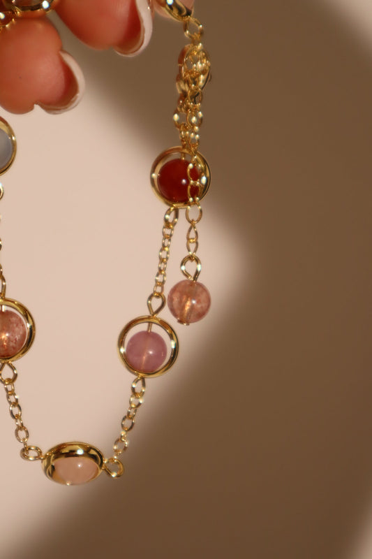 多彩月光石手鍊